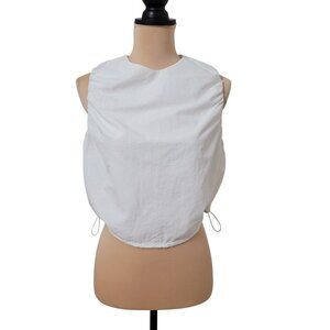 Deluc Size S White Sleeveless Elyna Top, Excellent Used Condition